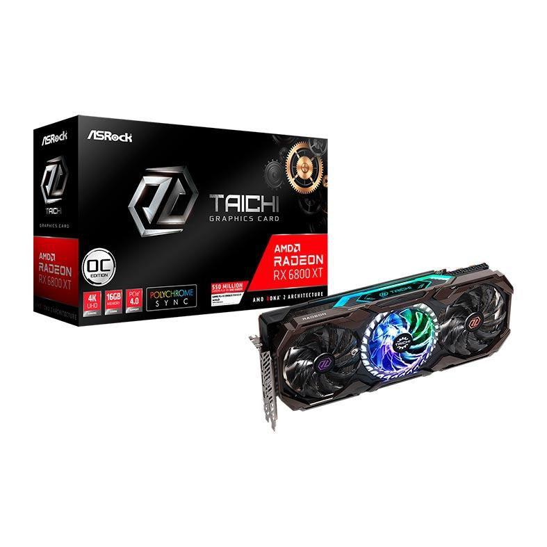 Placa de Video AsRock Radeon RX 6800 XT Taichi 16GB OC Edition